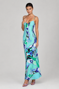 Succhi Labrinth Print Dress