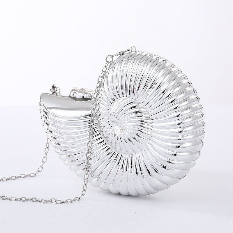 Chelsie Conch Shell Clutch Purse
