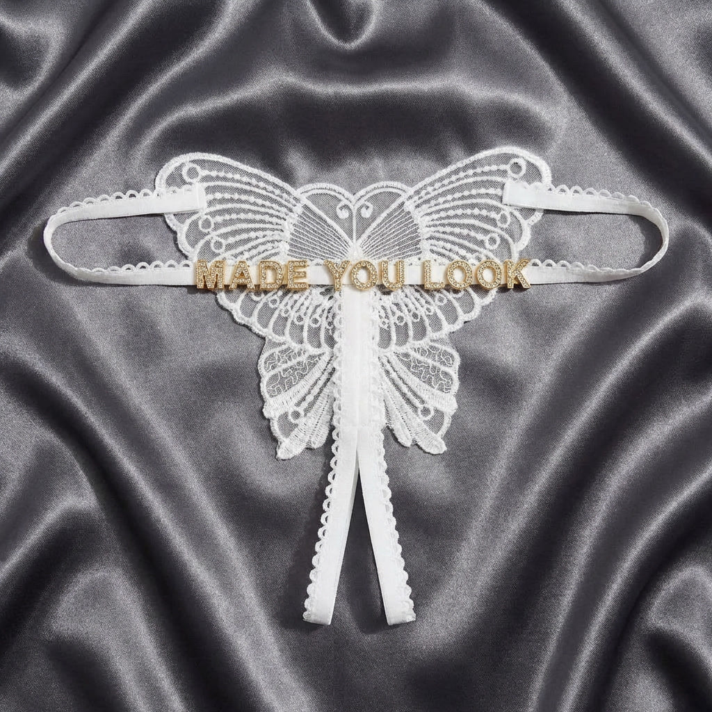Custom Butterfly G-String Panty